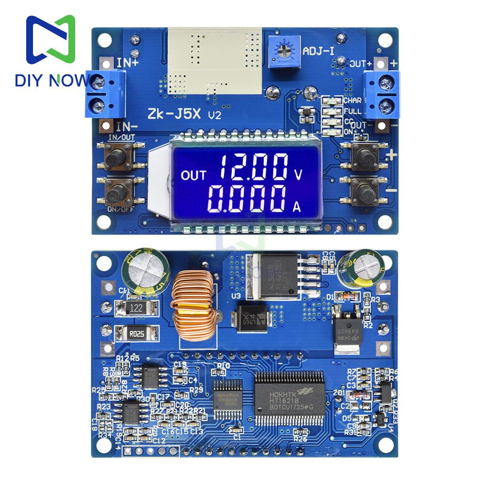 DC-DC Step-down Module LCD Display 5A Adjustable Constant Current and Voltage CNC Step-down Module with Acrylic Housing