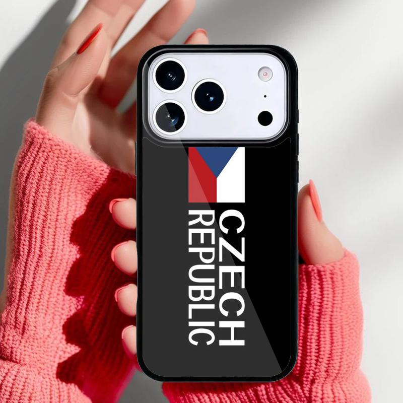 Czech Republic Czech Flag Phone Case for iPhone 17 16 15 14 13 Pro Max Back Cover for 12 11 Pro Coque