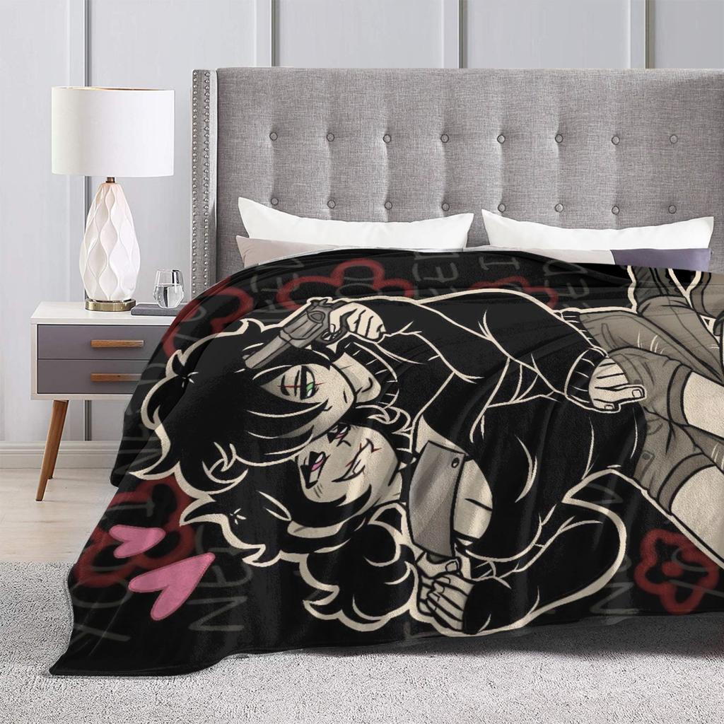 Der Sarg von Andy und Leyley Spiele Decken Super Weich Fleece Gemütlich Geschenke Überwurf Decke Bettbezug