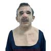 New Halloween Grandpa Wig and Mask Set Bald old man's terrifying mask