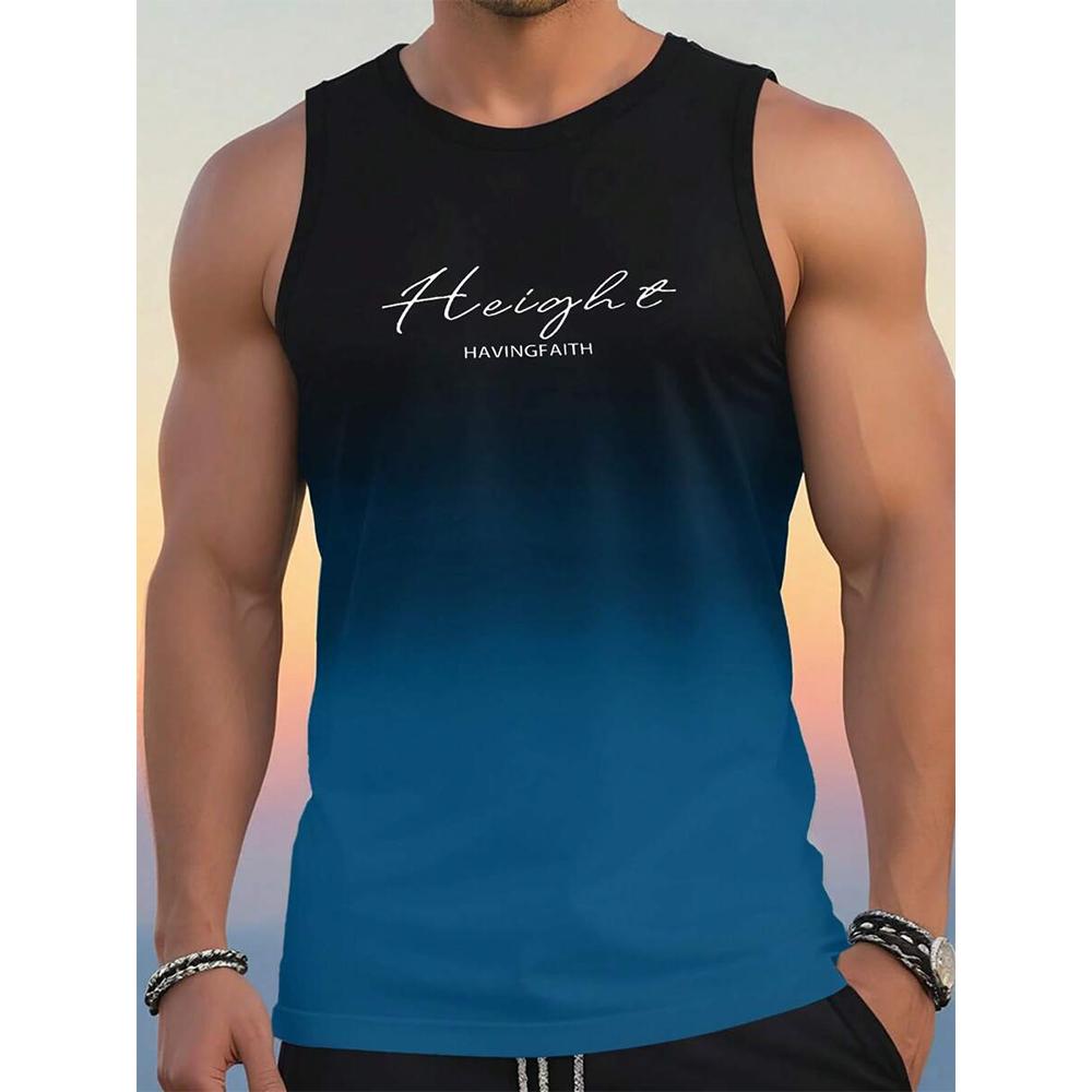 Summer Daily Casual Men s Vest Street Fashion Outdoor Sports Sleeveless T-Shirt M