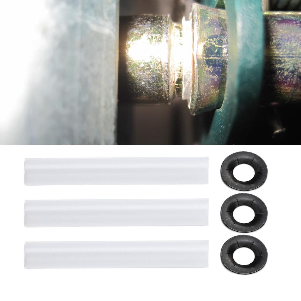 Garage Door Quiet Hinge Sleeves 11mm ID 80mm Length Garage Door Roller Shaft Hinges Silent Sleeves for Car RV