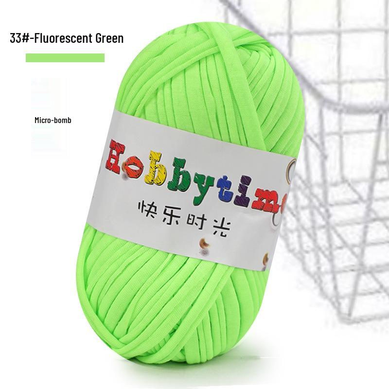 Cloth Strip Yarn DIY Crochet Kit: Handmade Bag, Knitting Material for Cushions, Carpets, and Dolls