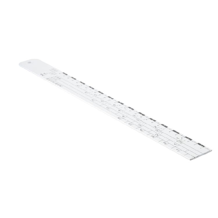 Car Paint Scale Varnish Curing Agent Scale Ruler Corrosion Resistant Thickening Paint Ruler Vehicle Paint Mixing Ruler