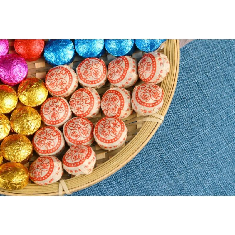 500г чай Юньнань Пуэр туоча клейкая роза жасмин оригинальный вкус 5 вкусов — фото 12