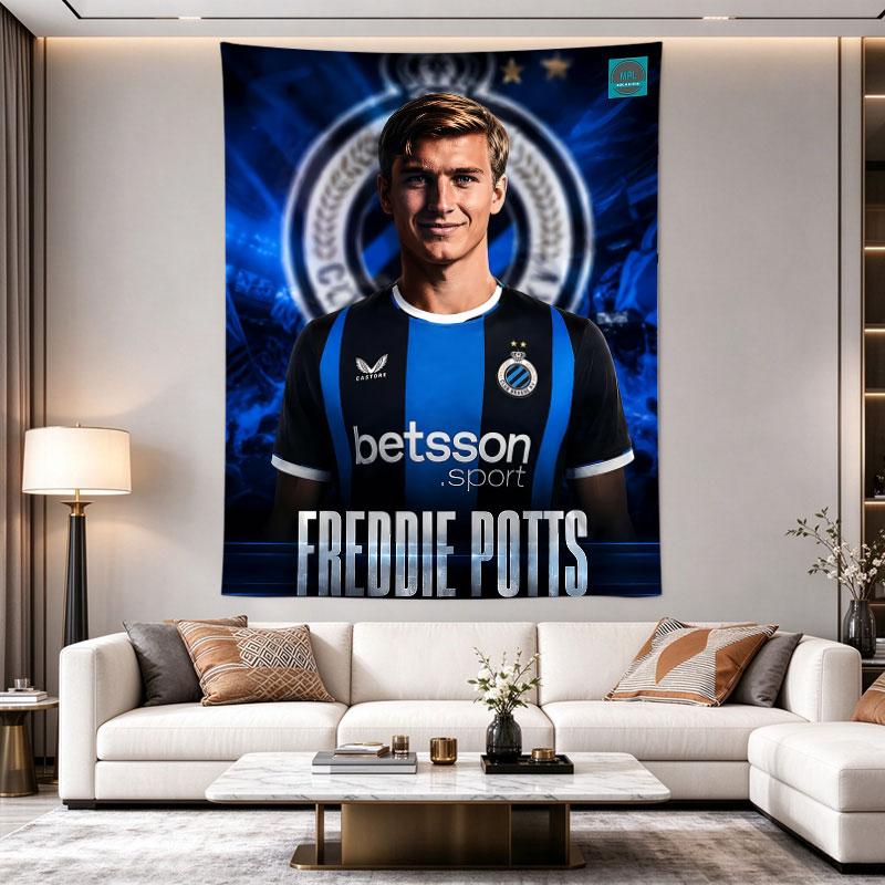 Freddie Potts Club Brugge Football Player Poster