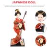 TOYMYTOY Japanese Traditional Geisha Kimono Decorated Flat Base Stable Ideal for Home Perfect As a Japanese Souvenir or Gift 12.60-inch Doll, Doll,
