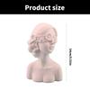 Sturdy Resin Covered Necklace Bust Portable Jewelry Organization Home Accessory Necklace Display Rack Decoration
