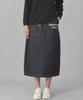 Seinteukeulu 7Pk Denim Long Skirt 7Pls-1308 Natural Indigo