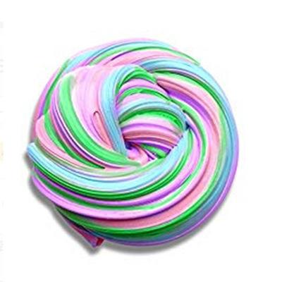 35g Macaron Color Fluffy Slime Toys DIY Squishy Kids Toy With Box Polymer Light Soft Clay Modeling Clay Plasticine Cloud Slime
