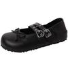 Fashion Versatile Retro Ballet Mary Jane Women's Shoes 2025 Summer Retro Small Leather Shoes Women's Flat Shoes Soft-soled Shoes