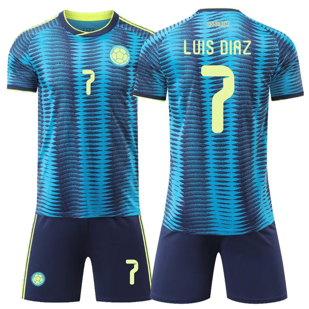 2026 Weltmeisterschaft Goya Haupt- und Gästefußballtrikot-Set schnelltrocknend Herren Neu grenzüberschreitendes Trikot Kurzarmtrikot Sommer children's size 28/height 150-155cm
