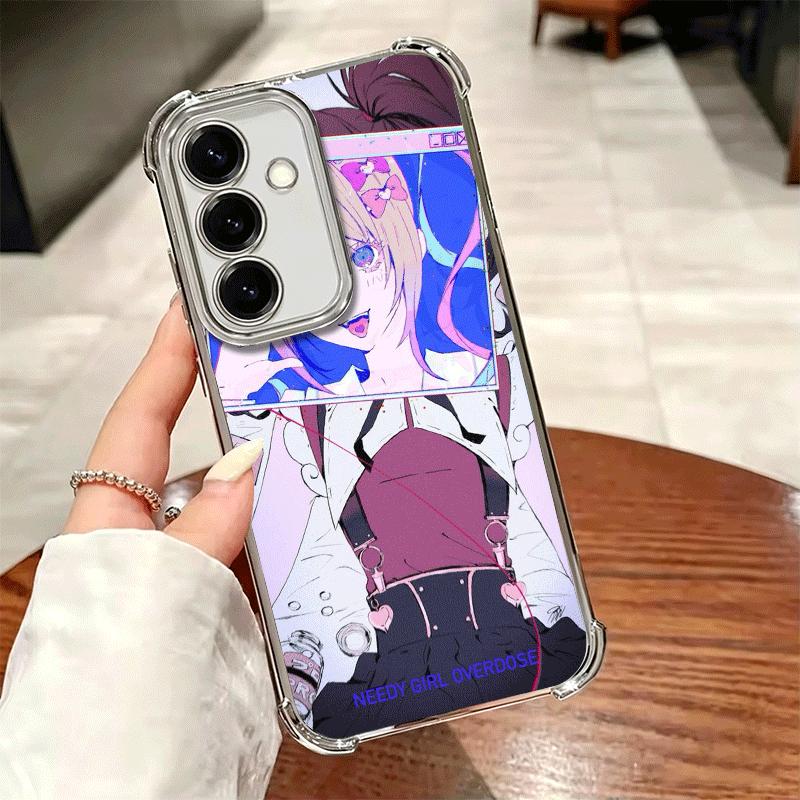 Needy Girl Streamer Overload Soft Phone Case For Samsung A17 A27 A07 A37 A57 A16 A56 A15 A55 A14 A54 A13 A53 A26 A36 A25 A35 A24