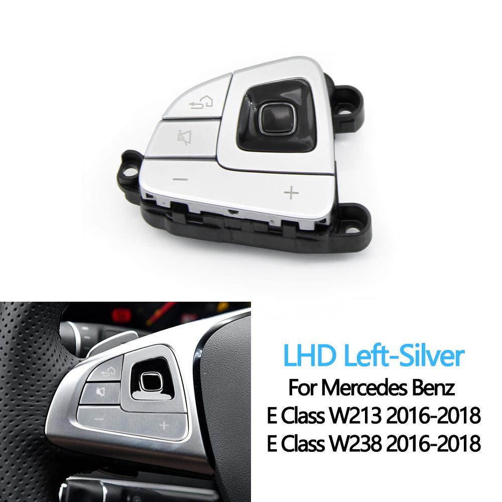 Botões Multifuncionais do Volante do Carro Botão Interruptor de Controle de Volume Montagem Para BENZ Classe E W213 W238 C238 2016 2017 2018