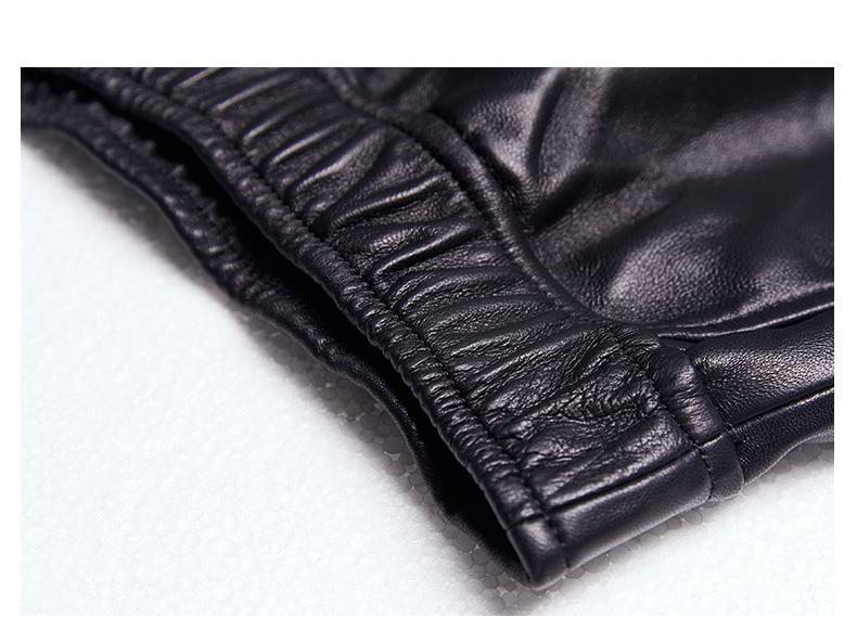 Women's 2025 New High-Waist Sheepskin Leather Shorts: Slim, All-Match, Wide-Leg Trend