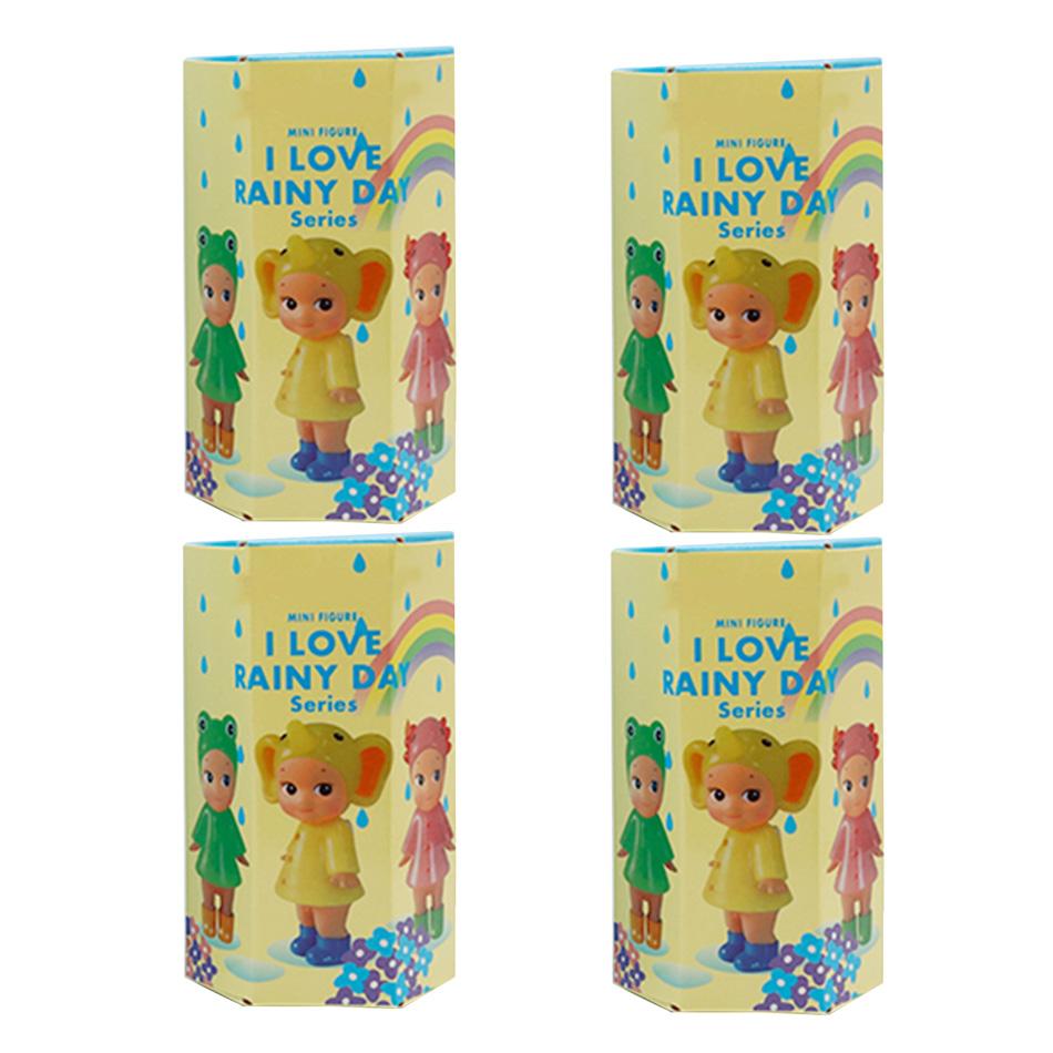 I Love Rainy Day Series Mini Blind Box Model Cute Cartoon Doll Collectible Toy For Desktop Decoration Gift Durable