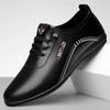 Męskie Skórzane Buty Casual Lekkie Miękkie Podeszwy Buty do Jazdy Wsuwane Mokasyny dla Mężczyzn Biznesowe Rekreacyjne Skórzane Buty Mokasyny