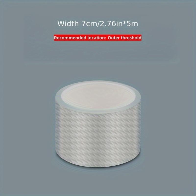 For Car Threshold Strip Carbon Fiber Pattern Bumper Anti-collision Anti-tread Sticker Universal Body Film Sticker