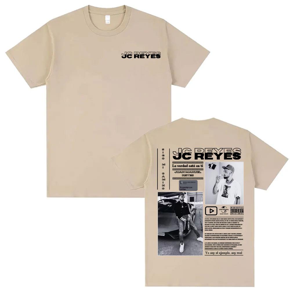 

Rapper Jc Reyes Sigo Mi Camino Album Graphic T Shirts Mens Clothing Casual Oversized T Shirt Summer Tops 100 Cotton Tshirts 4XL