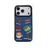 Retro Denim Embrpoidery Bread Toast Warm Fabric Phone Case For iPhone 17 Air 16 15 14 13 Pro Max Lovely Back Cover