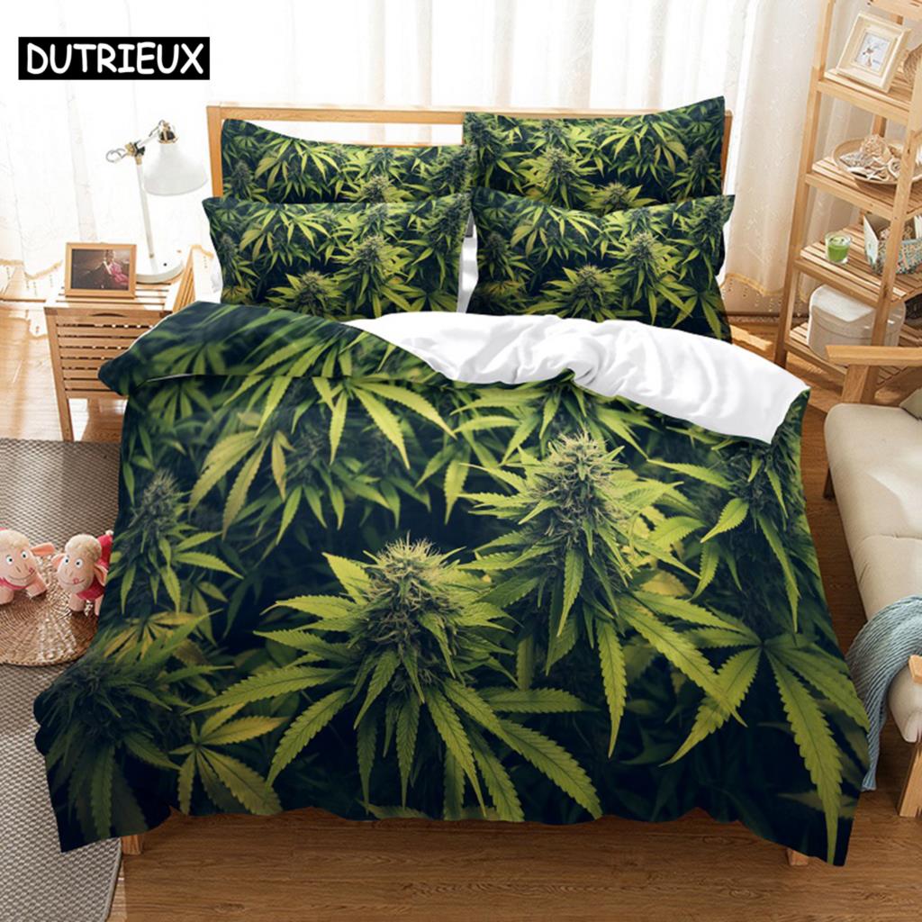 Banana Leaves Bedding Set Duvet Cover Set 3d Bedding Digital Printing Bed Linen Queen Size Bedding Set Fashion Design