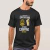 I Am A Simple Unisex Man Loves Camping And Beer T Shirt Vintage Versatile Graphic Stretched Designer Clothes Slightly