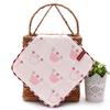 6 Layer Gauze Baby Washcloth 25x25cm Soft Absorbent Jacquard Infant Burp Cloth Thickened Face Towel For Autumn Winter