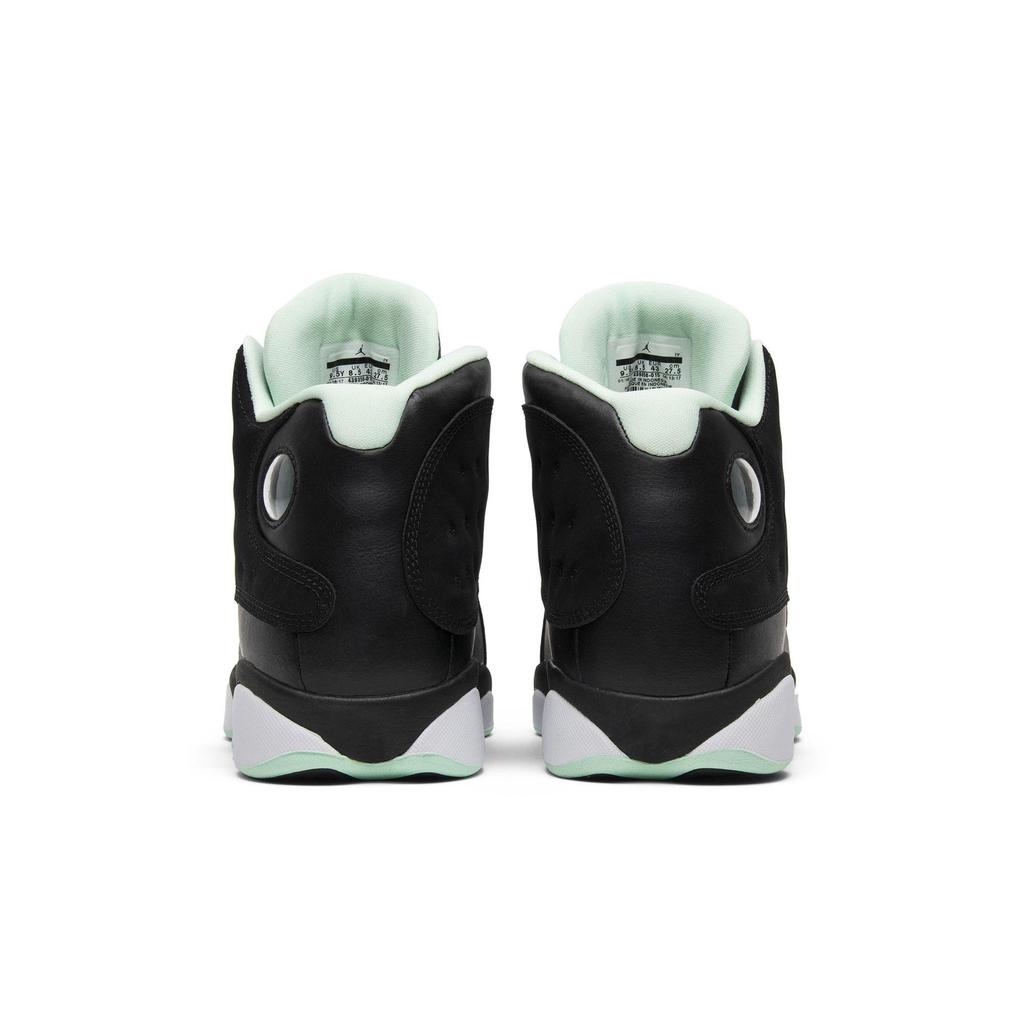 Air Jordan 13 Retro Bambini 'Mint Foam' (Unisex) Scarpe da Basket per Bambini Nero / Oro Metallico / Schiuma Menta / Bianco 439358 015