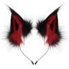 Bandeau Oreilles Renard Loup Fausse Fourrure Animale Bandeau Cheveux Poilu Fait Main Couvre-chef Costume Accessoires Cosplay