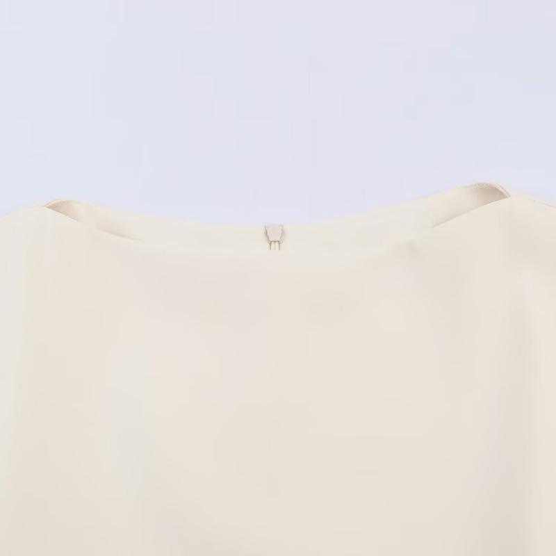 2026 Spring European & American Style Puff Sleeve Top - Simple & Versatile Fashion