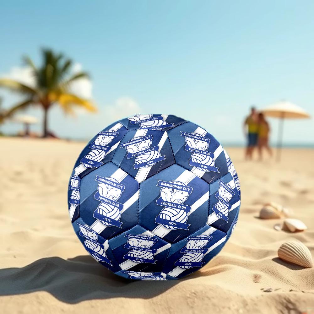 Birmingham City Taglia 5 Pallone da Calcio Alta Elasticità Pallone da Calcio Per Competizione All'aperto Allenamento Quotidiano Gioco