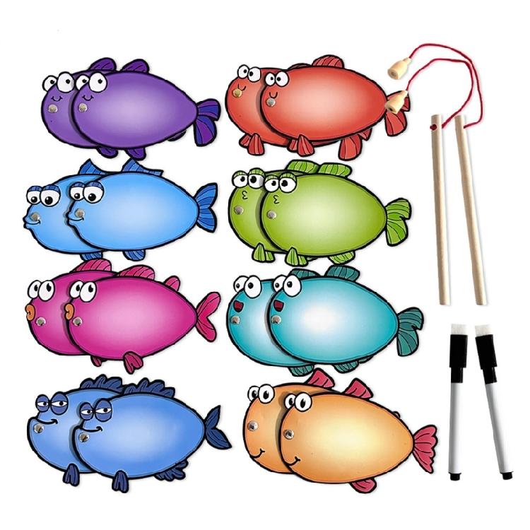 

Magnetic Letter Tracing Game Set Reusable Writing Cards Magnetic Fishing Game Toy Educational Toy For Classrooms 1