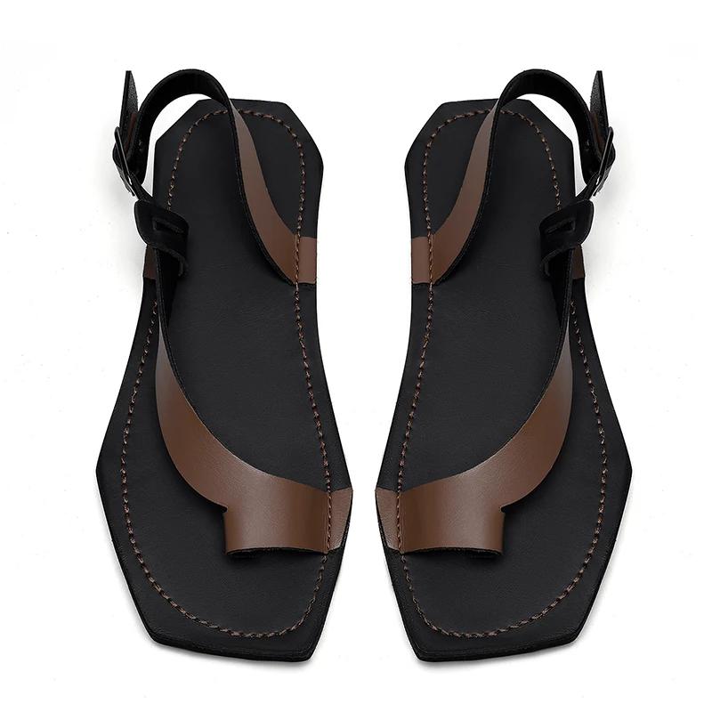 Fashion Lightweight Men's Casual Slippers Outdoor Summer Sandals Men Soft Sole Comfort Flip-flops Fashion Sandals New Male Beach Shoes