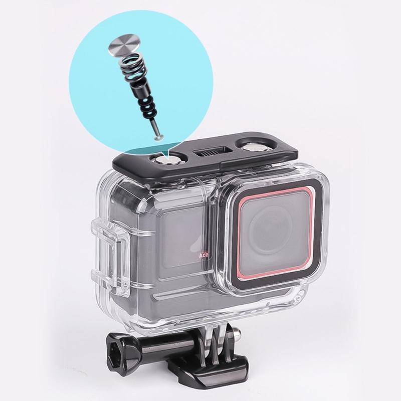 Clear Diving Housing For ACEPro Sports Cameras 60m Pressure Resistance Dive Case Shell Shockproof Design Cold Shoe