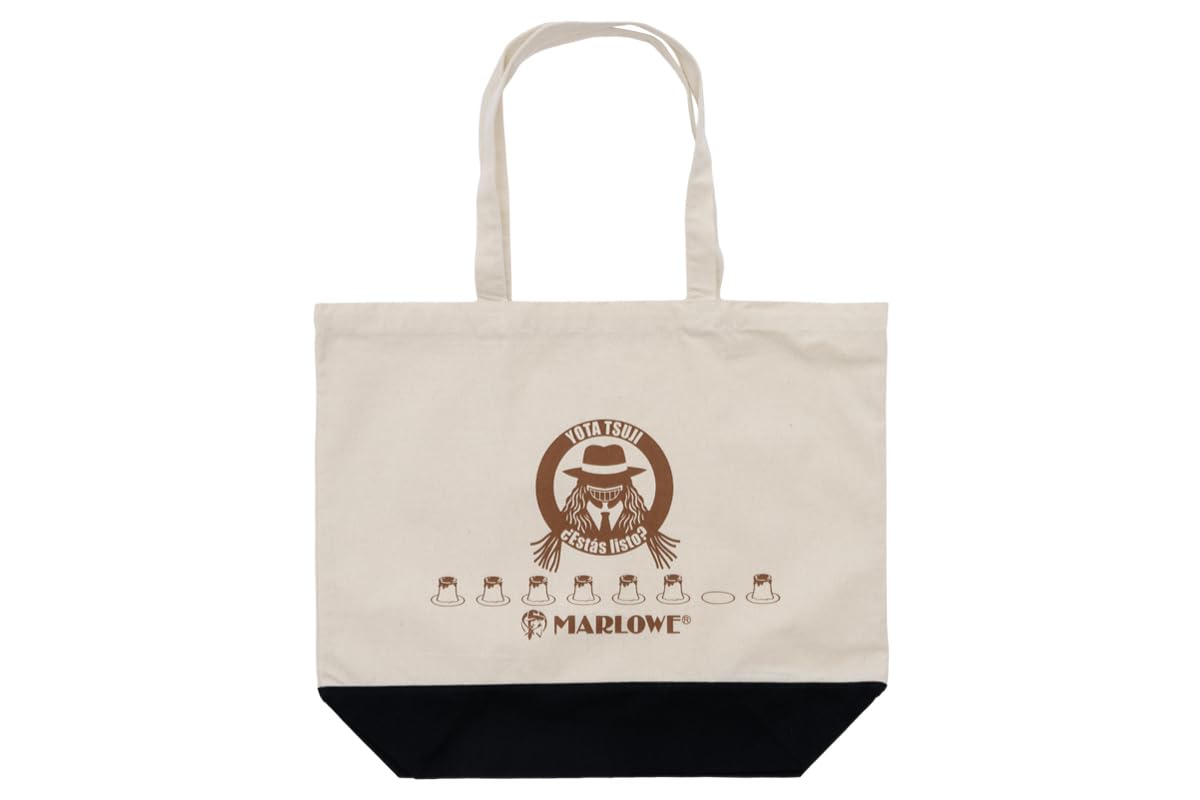 

New Japan Pro-Wrestling Yota Tsuji x Marlow Collaboration Large Tote Bag Fresh Cream 6652063093