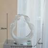 Fluttering Ribbons Glass Ornaments Modern Handicrafts Desk Decoration Abstract Twisted Ribbon Sculpture Room Aesthetics Decor