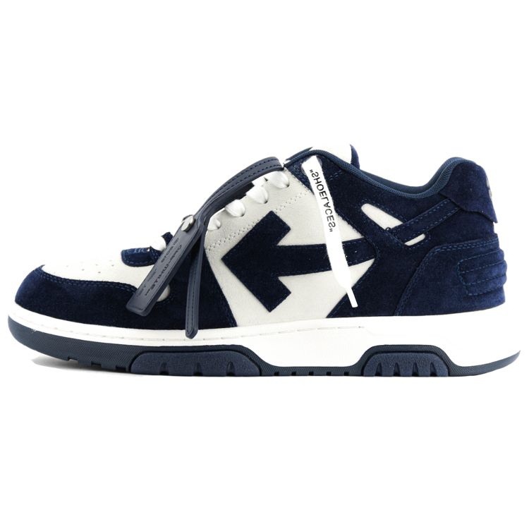 

Off-White Out of Office White Navy Blue Men Sneakers OMIA189F22LEA0020142 40