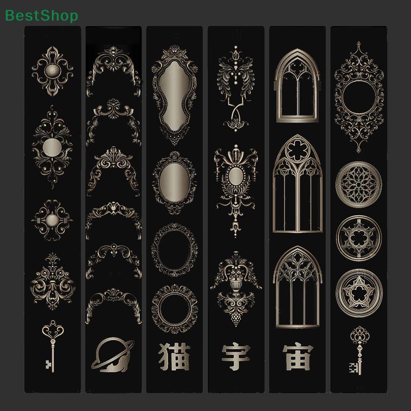 3D Silicone Nail Art Mold European Style Retro Patterns Candlestick Candle Design Decor DIY Transparent Manicure Template