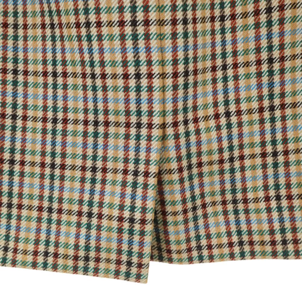 CELINE 80s 90s Made in France Old Check Pattern casual Skirt suit Setup Women Used
