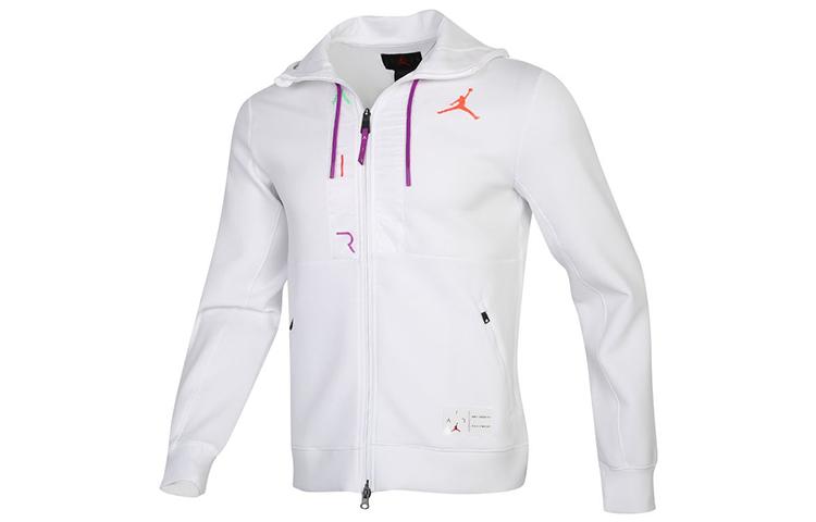 Куртки Jordan Мужские Белые С Капюшоном Умеренные Другие CK6448-100 L