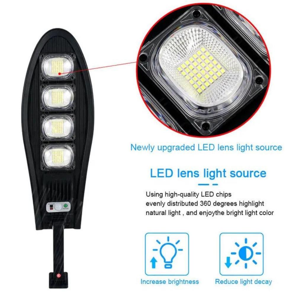 Newest 20000W LED Solar Lights 3 Modes Outdoor Garden Street Light With Motion Sensor Waterproof Wall Light for Garage