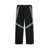 Li Ning CF Outdoor Water-Resistant Solid Color Straight Loose Knit Sports Pants Men Bottoms Gray-Green AYKU721-5
