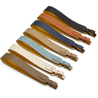 Recommended First Layer Cowhide Evelyn Vegetable Basket Shoulder Strap Leather Bag Strap Single Shoulder Underarm Bag Strap