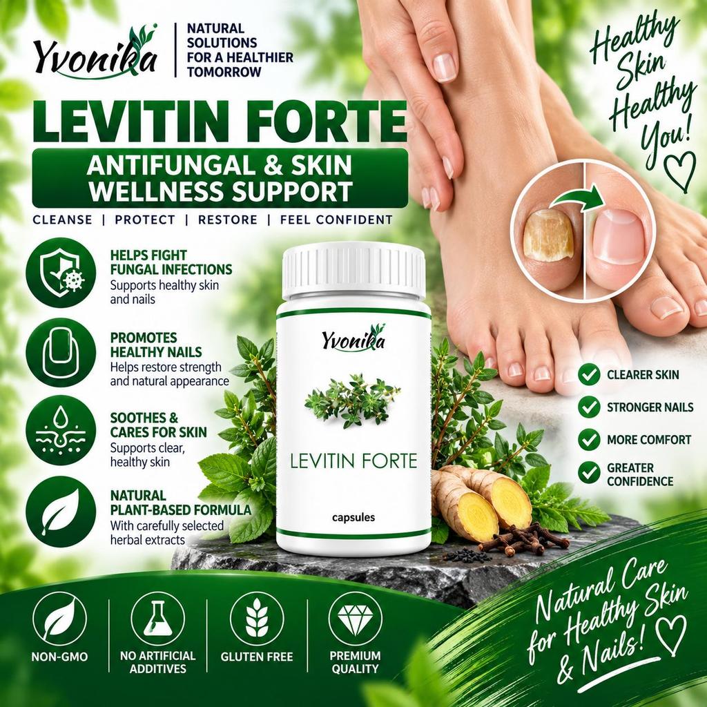 Levitin Forte – Antifungal & Skin Wellness Support, 30 Capsules