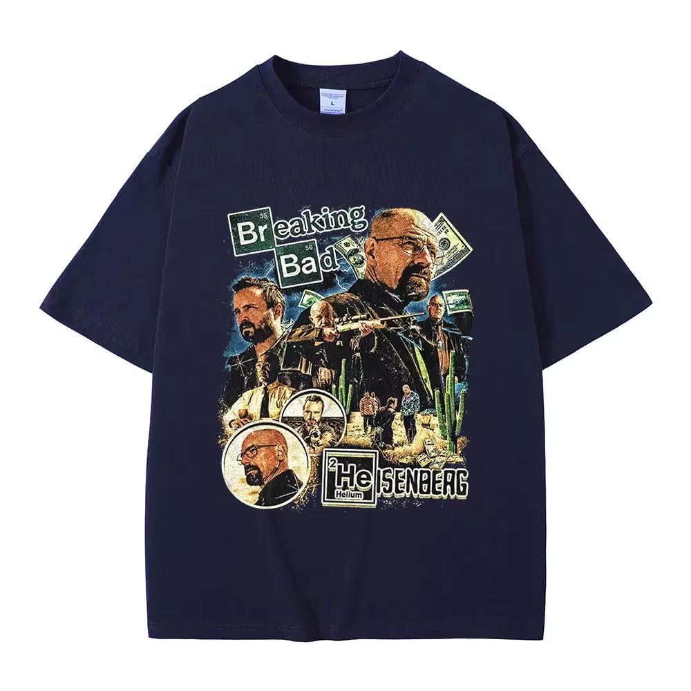 Heisenbergs Breakthrough Bar Series of Highquality and Comfortable Mens Printed Roundneck Tshirts for Summer 2026
