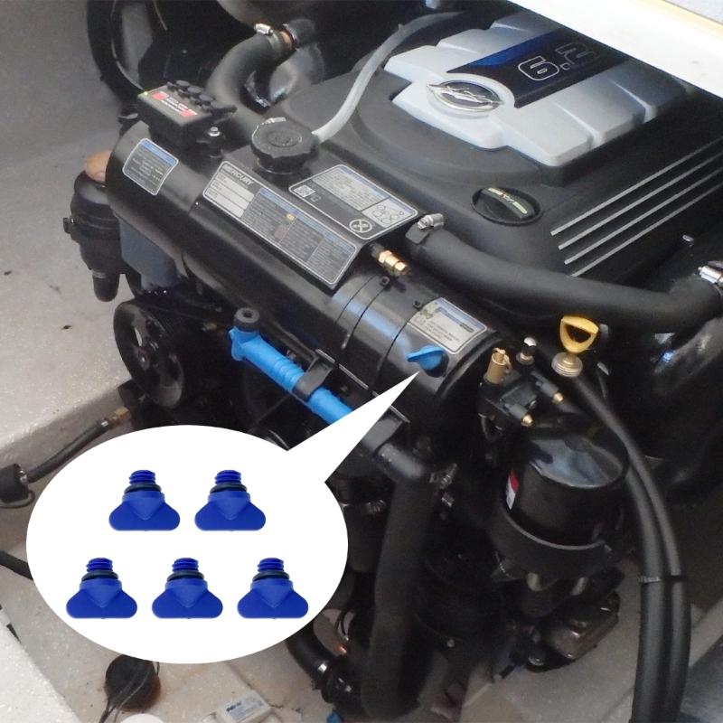 5Pcs Exhaust System Drain Plug Set For Ensures Leak Prevention Easy Installation 22-806608A02 22-806608A1 18-4226 13992