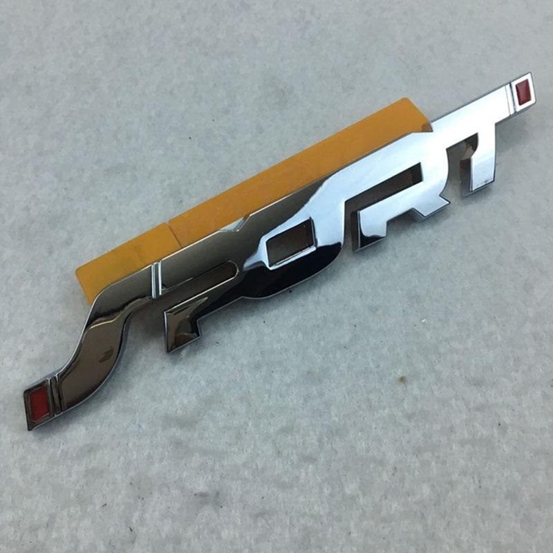 Luxuriöses Schwarzes Sportemblem Kofferraumabzeichen Aufkleber Für Ultimative Autoästhetik