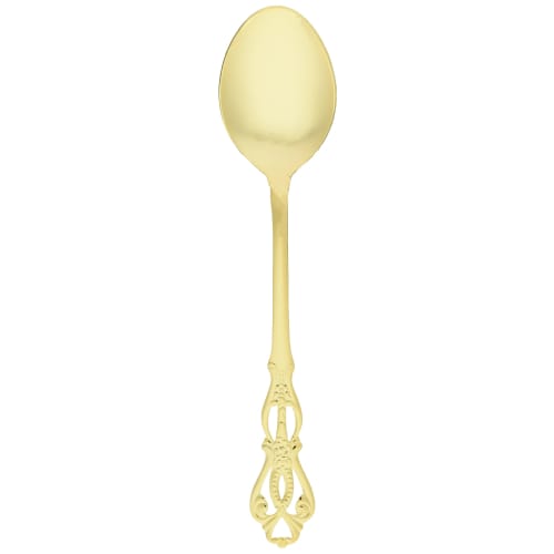 Takakuwa Metal Rune Dessert Spoon, Gold, 406449