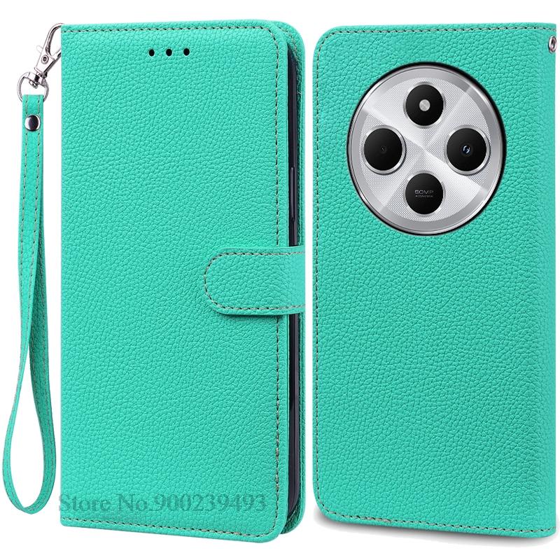 For Poco C75 Case Luxury Leather Flip Wallet Case For Poco C75 Case Xiaomi Poco C75 C 75 Case Silicone Book Cover Coque Fundas