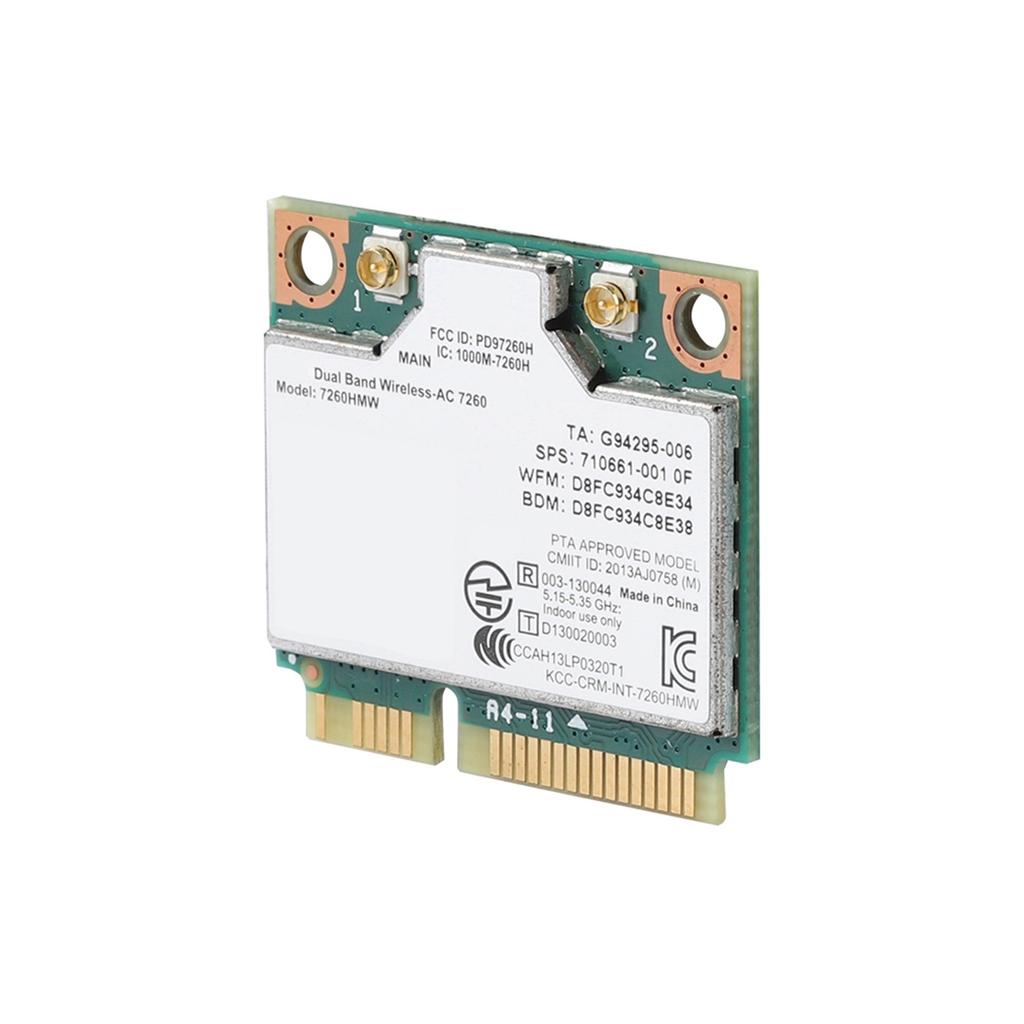 For Intel 7260AC Universal Wireless Card 867M Bluetooth 4.0 Network Card